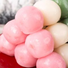 三色糯米丸子日式丸子串团子盒装零食动漫款解冻即食无添加防腐剂